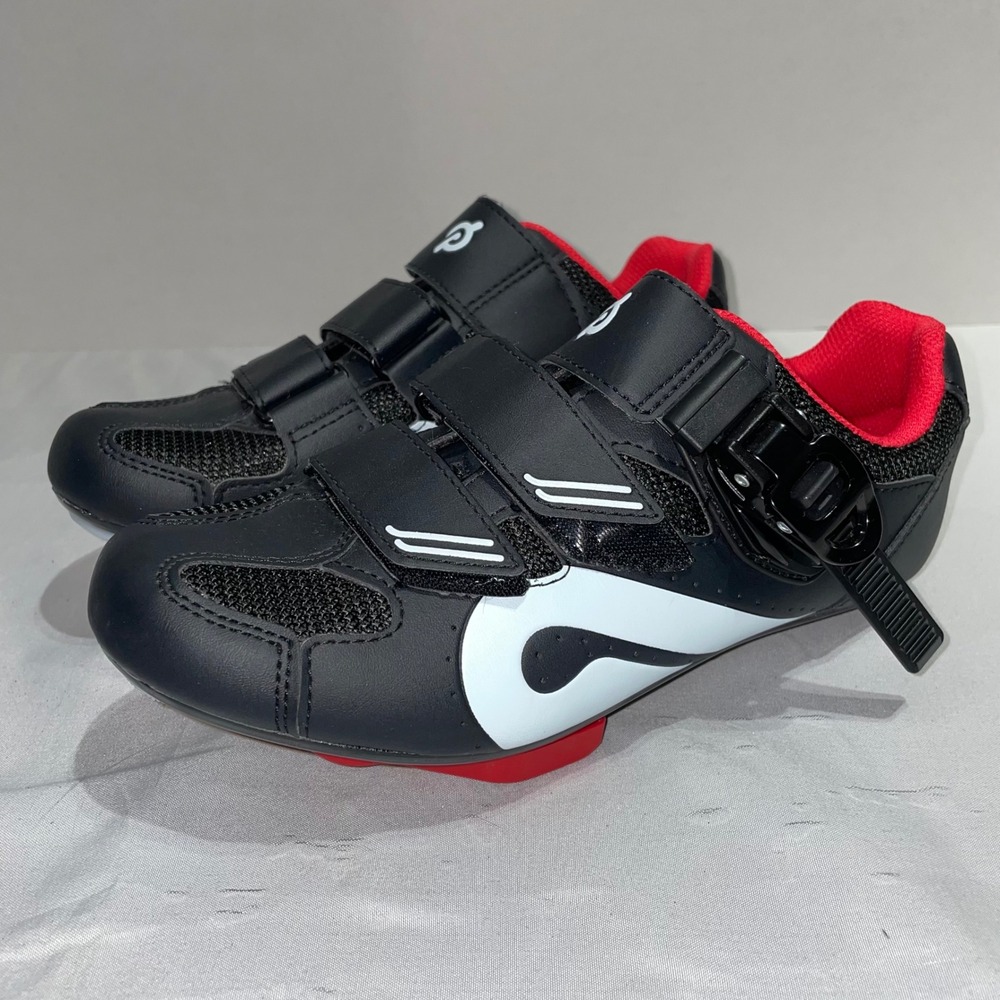 Peloton Cycling Shoes Black Red White EU 38‎ US Women 7-7.5 PL-SH-B-38 Cleats